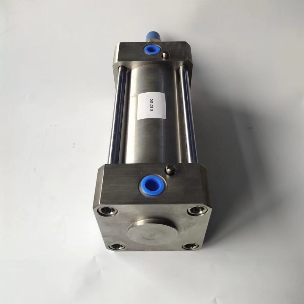 Stainless steel tie-rod cylinder